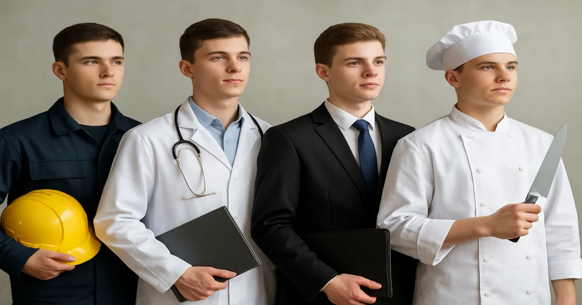Які професії обрати хлопцям після 9 і 11 класу у 2026 році